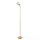 Stehlampe Metall Retro verstellbar in Messing 187 cm