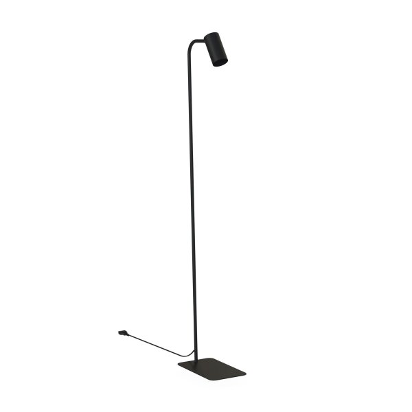 Verstellbare Stehlampe Wohnzimmer Weiß Metall 212 cm