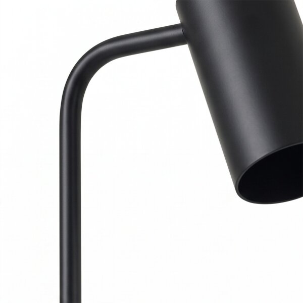 Verstellbare Stehlampe Wohnzimmer Weiß Metall 212 cm