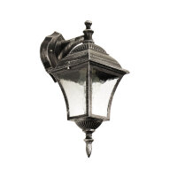 Außen Wandleuchte E27 Silber Antik 36cm TOSCANA