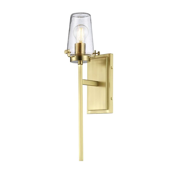 Badlampe Wand in Messing Jugendstil E27 IP44 GAMBAR
