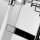 Wandleuchte Badezimmer Chrom 56 cm hoch E27 IP44