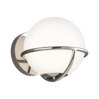 Wandlampe Glas Stahl inkl. LED Mid Century BELLADEA