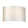 Wandlampe Up Down in Creme Chrom Stoff Kunstseide