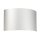Wandlampe Up Down in Creme Chrom Stoff Kunstseide