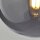 Wandlampe Kugel Schirm Grau Nickel E14 Retro Design