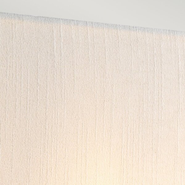 Wandleuchte Stoff Schirm Up Down Creme Chrom NADATILA