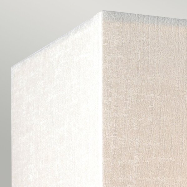 Wandleuchte Stoff Schirm Up Down Creme Chrom NADATILA