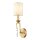 Vintage Wandlampe AIROSO Gold Weiß H:45cm Lampe