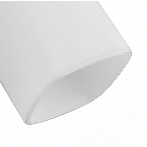 Badezimmerleuchte Wand 56 cm lang Chrom Weiß Spiegel