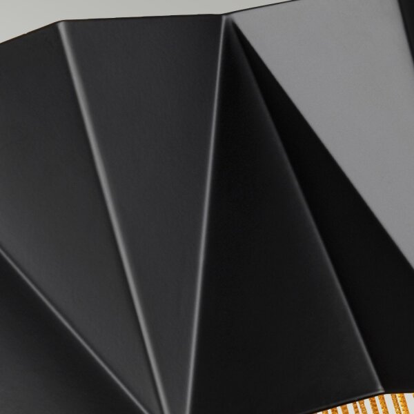 Wandleuchte Schwarz Gold Modern Design Metall VENINA