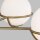Deckenlampe Glas Metall in Messing Vintage Design
