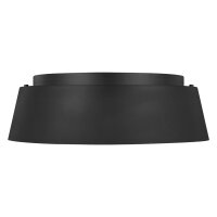 Deckenleuchte rund Ø36,8cm Schwarz Gold 3-flammig E14