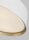 Deckenlampe Weiß Gold Ø37cm rund Modern Metall ZENU