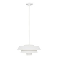 Deckenlampe Weiß Stahl Ø46cm Vintage Mid...