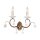 Wandleuchte CANDELA 11 Bronze Wohnzimmer Lampe