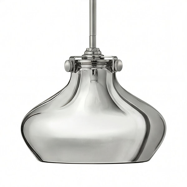 Deckenleuchte Metall in Chrom E27 Ø25cm SERENO