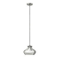 Deckenleuchte Metall in Chrom E27 Ø25cm SERENO
