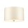 Deckenlampe Stoff rund Ø36cm Creme Chrom Modern VARINDA