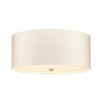 Deckenleuchte Creme Chrom rund Ø56cm blendarm