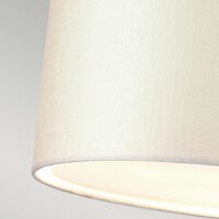 Deckenleuchte Creme Chrom rund Ø56cm blendarm
