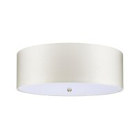 Deckenlampe Stoff groß rund Ø76cm in Creme...