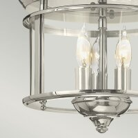 Deckenleuchte Jugendstil Ø29cm in Nickel E14...