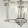 Deckenleuchte Jugendstil Ø29cm in Nickel E14 Metall Glas