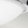 Deckenlampe Weiß Chrom rund Ø32cm E27 Glas Metall