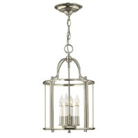 H&auml;ngelampe E14 Glas Metall &Oslash;30cm Jugendstil AVELINE