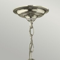 Hängelampe E14 Glas Metall Ø30cm Jugendstil...