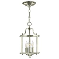H&auml;ngeleuchte Metall Glas Jugendstil 3x E14 AVELINE