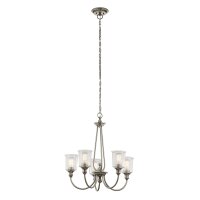 Kronleuchter mit Schirm Glas Metall &Oslash;66cm Jugendstil