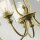 Kronleuchter in Messing Glasschirm Metall Jugendstil