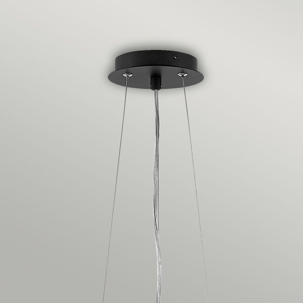 Hängelampe Modern Design Schwarz Gold Metall VENINA