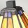 Tischlampe Tiffany Stil E14 30,5cm in Bronze antik Gelb