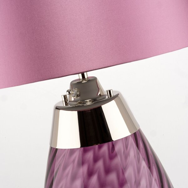 LENA-TL-S-PLUM - Nachttischlampe E27 3000K