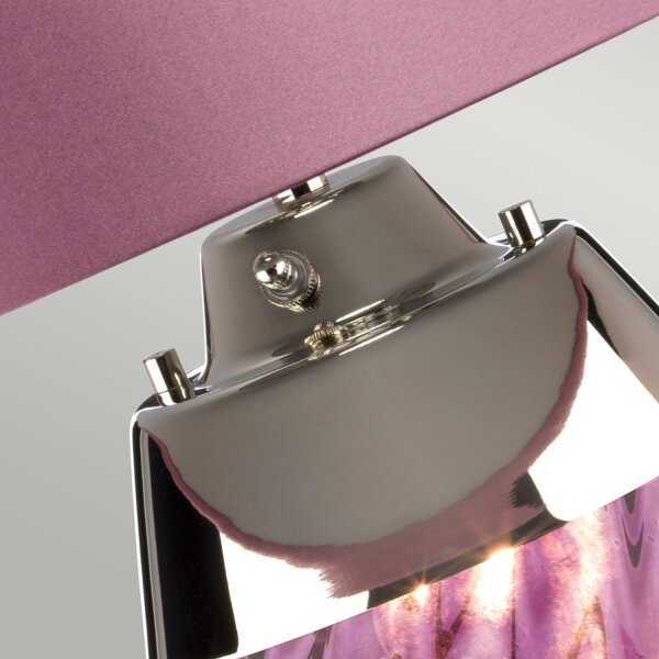 LENA-TL-S-PLUM - Nachttischlampe E27 3000K