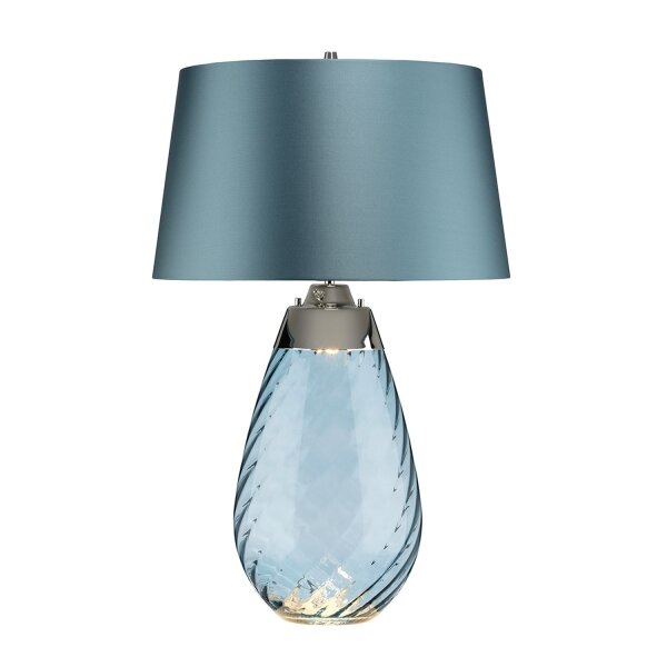 LENA-TL-L-BLUE - Nachttischlampe E27 3000K