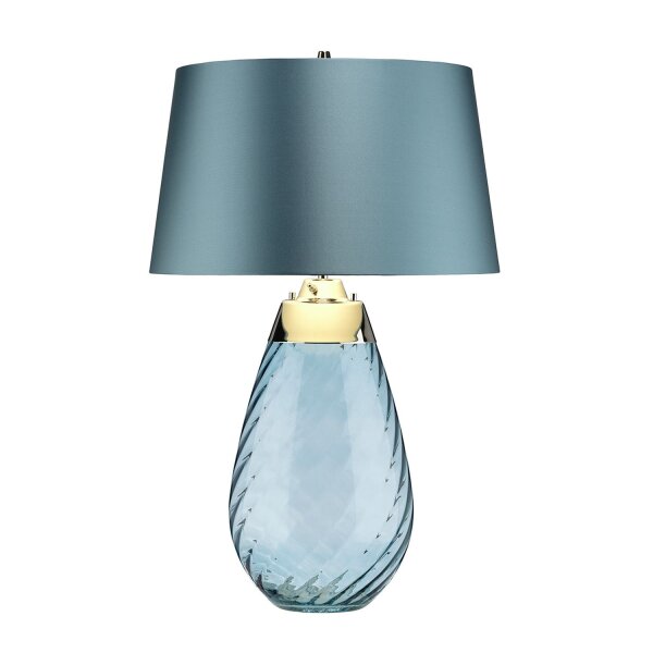 LENA-TL-L-BLUE - Nachttischlampe E27 3000K