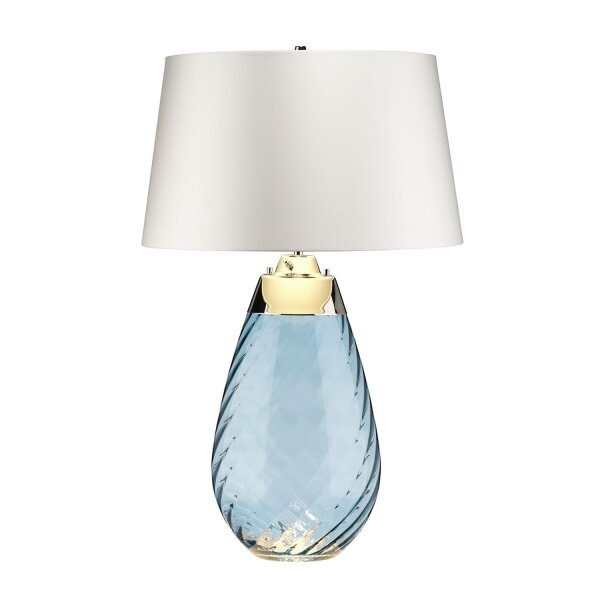 LENA-TL-L-BLUE-OWSS - Nachttischlampe E27 3000K