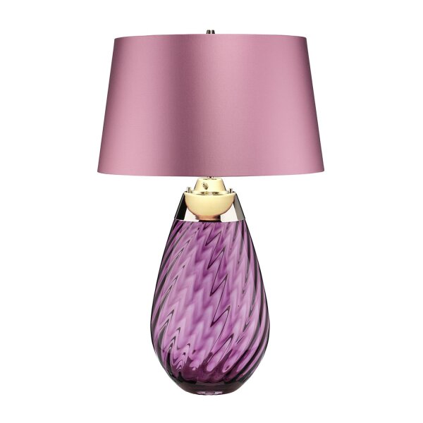 LENA-TL-L-PLUM - Nachttischlampe E27 3000K