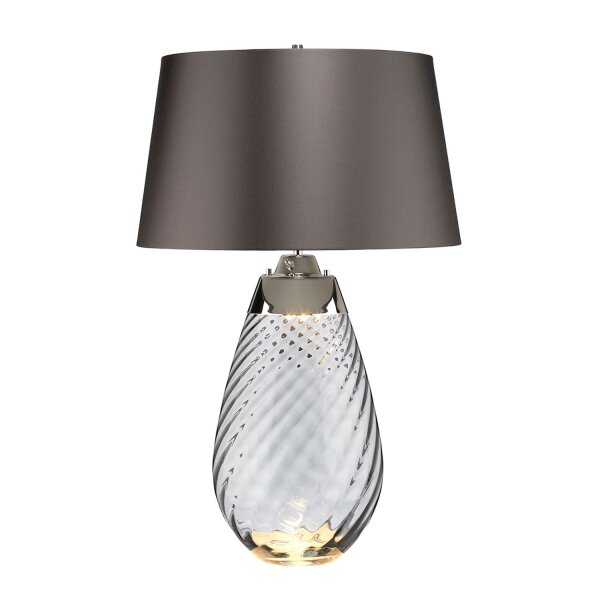 LENA-TL-L-SMOKE - Nachttischlampe E27 3000K