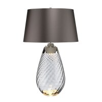 LENA-TL-L-SMOKE - Nachttischlampe E27 3000K