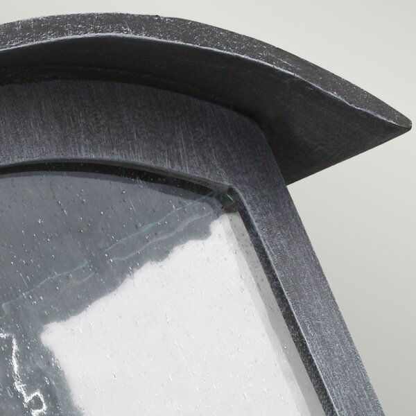 Wandlampe außen Schwarz antik IP44 E27 Rustikal Garten