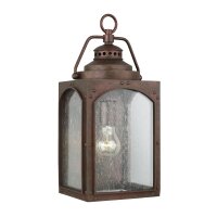 Außenlampe Wand in Kupfer antik E14 IP44 Garten Haus