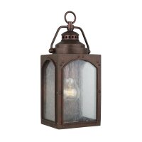 Wandlampe außen IP44 in Kupfer antik Rustikal Vintage