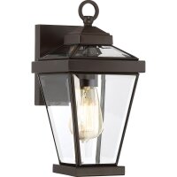 Außenlampe Wand IP44 Rustikal Metall Glas in Bronze...
