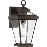 Außenlampe Wand IP44 Rustikal Metall Glas in Bronze...