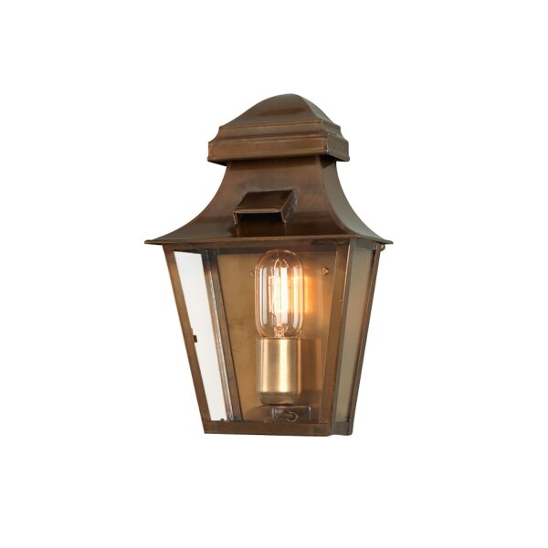 Außenleuchte Messing Glas IP44 Vintage Design E27